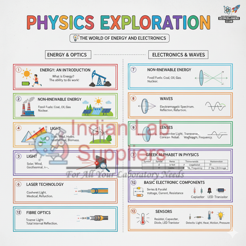 Bhautikvignan (Set of 12 Charts